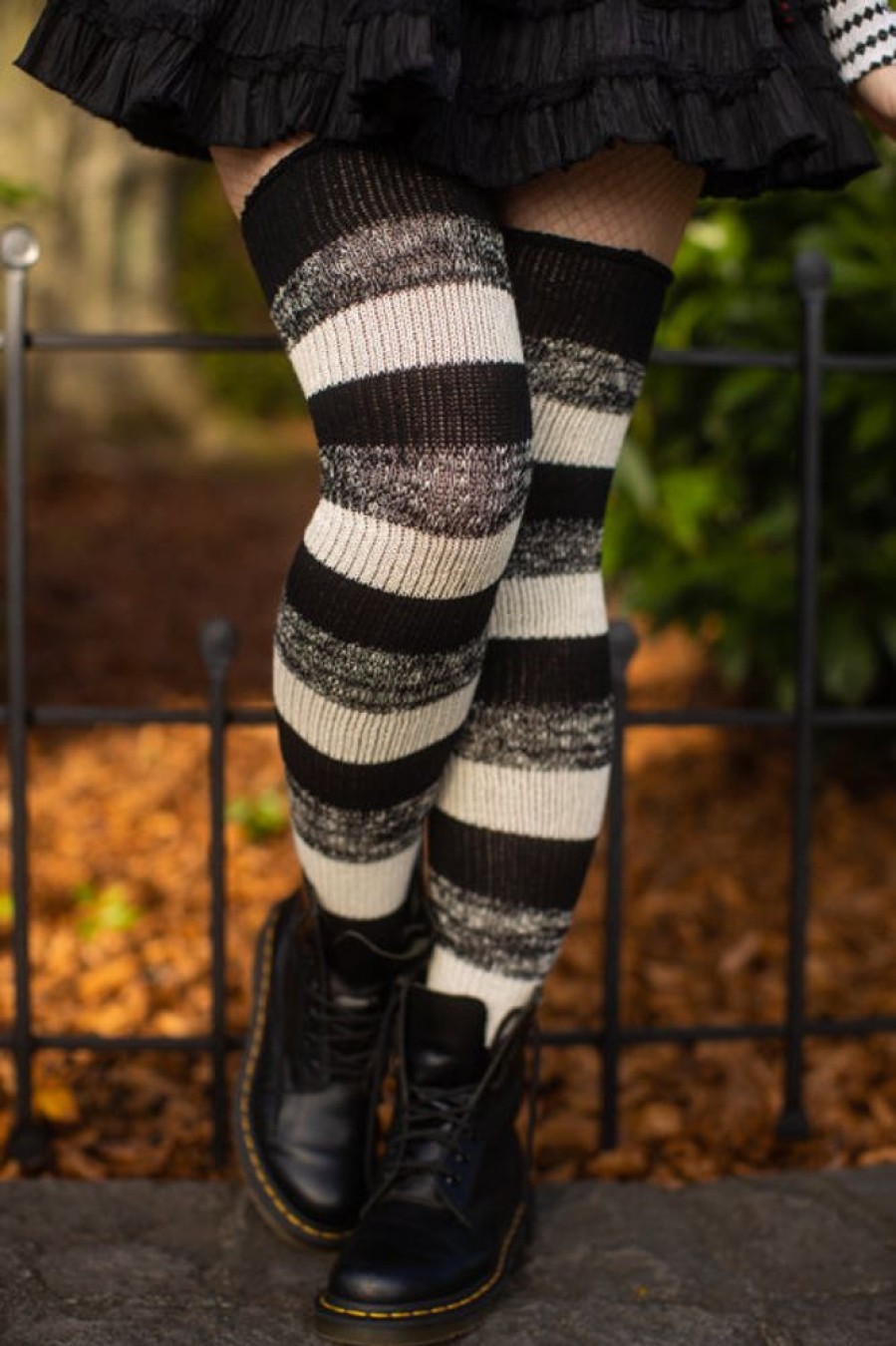 Socks DreaM Stockings Thigh Highs | Cookies And Cream Thigh High Socks