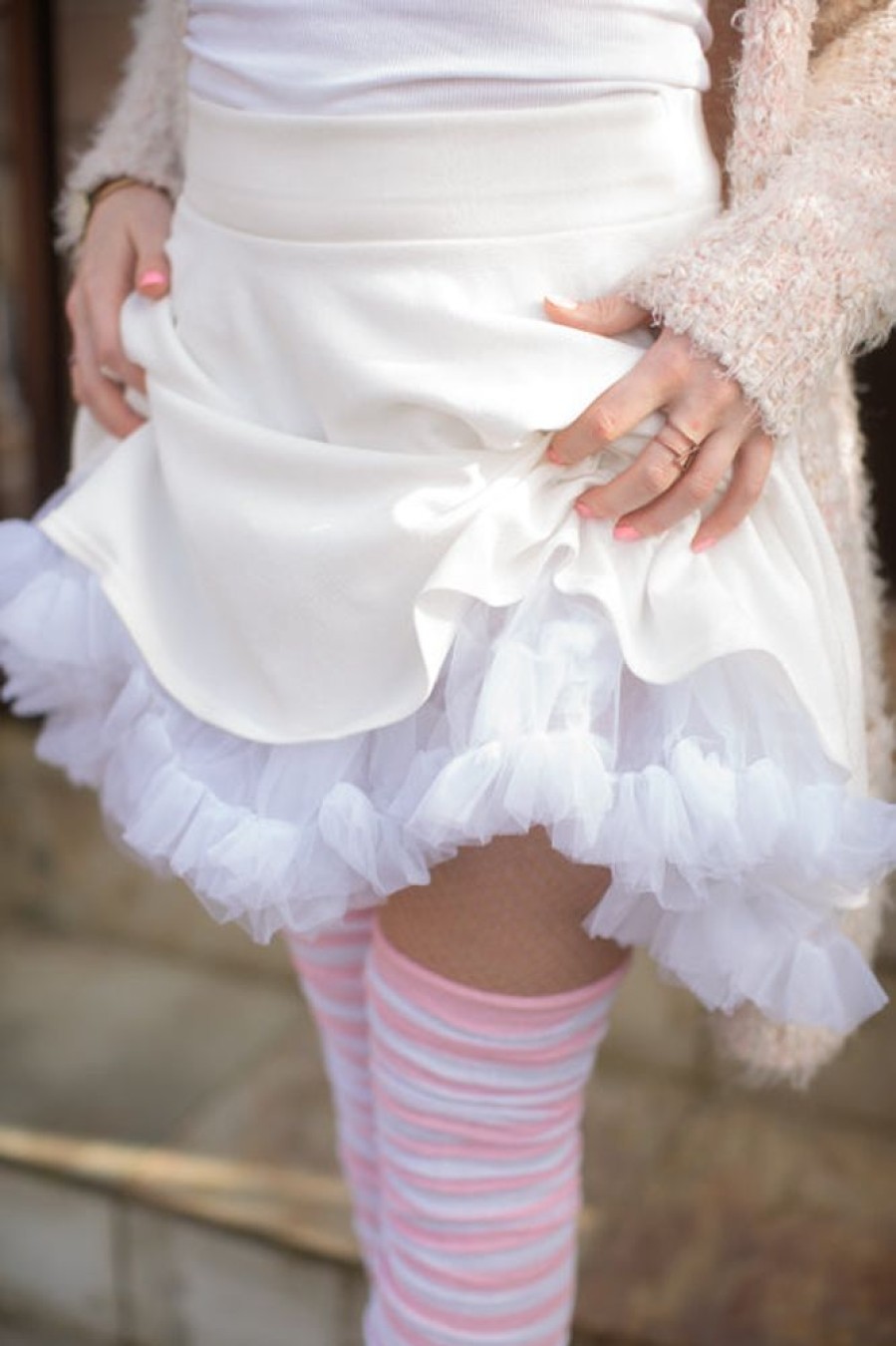 Accessories Leg Avenue Short & Fluffy Petticoats | Layered Tulle Petticoat