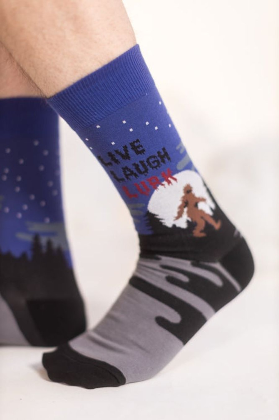 Socks Sock It To Me Crew Socks | Live, Laugh, Lurk Crew