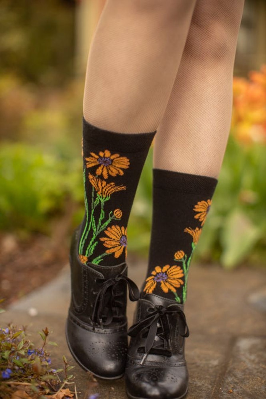 Socks Ozone Crew Socks | Marigold Crew