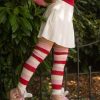 Socks DreaM Stockings Thigh Highs | Strawberry Shortcake Stripes Thigh High Socks