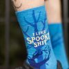 Socks BlueQ Crew Socks | I Like Spooky Shit Crew