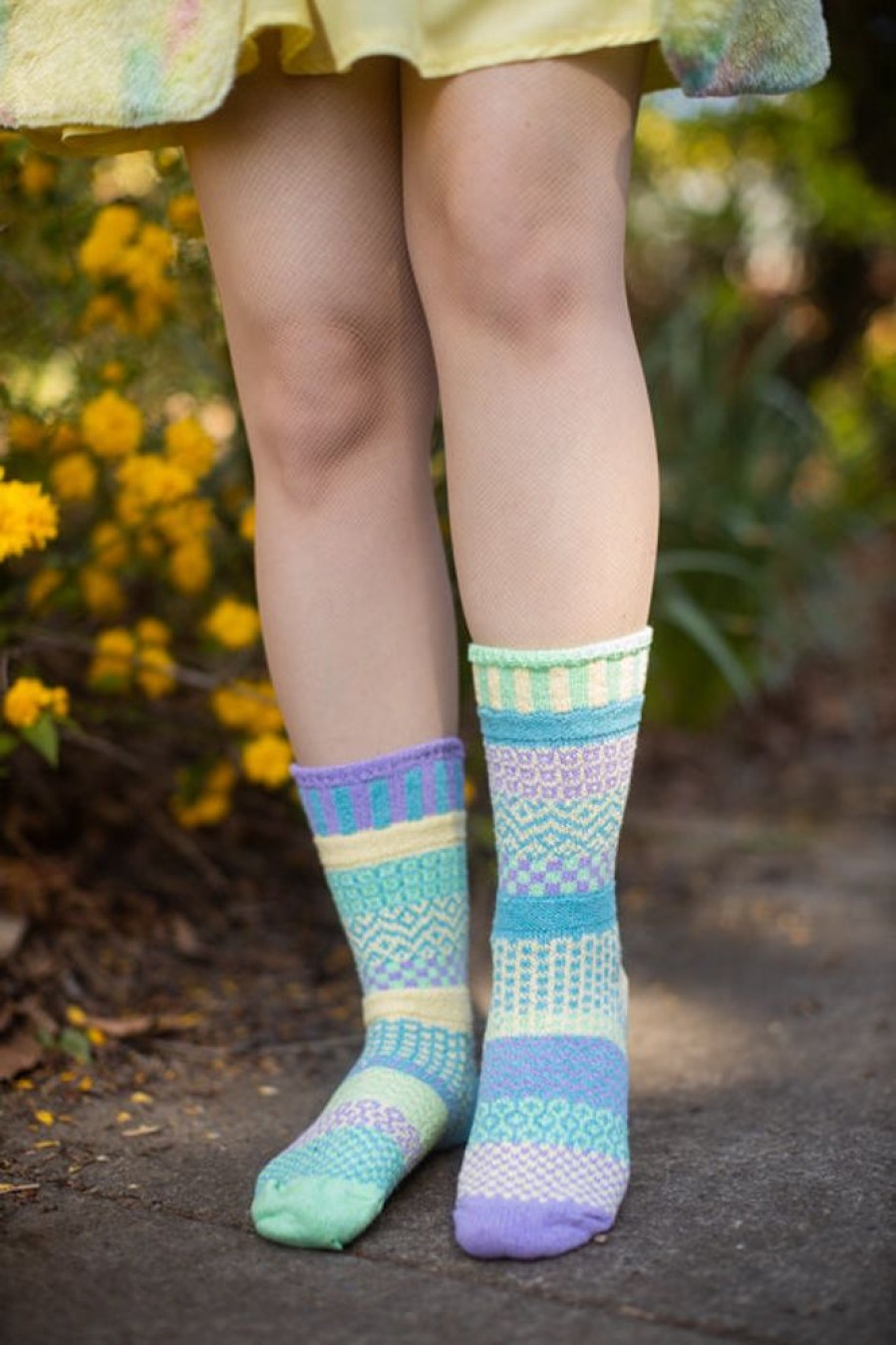 Socks Solmate Crew Socks | Chick-A-Dee Crew