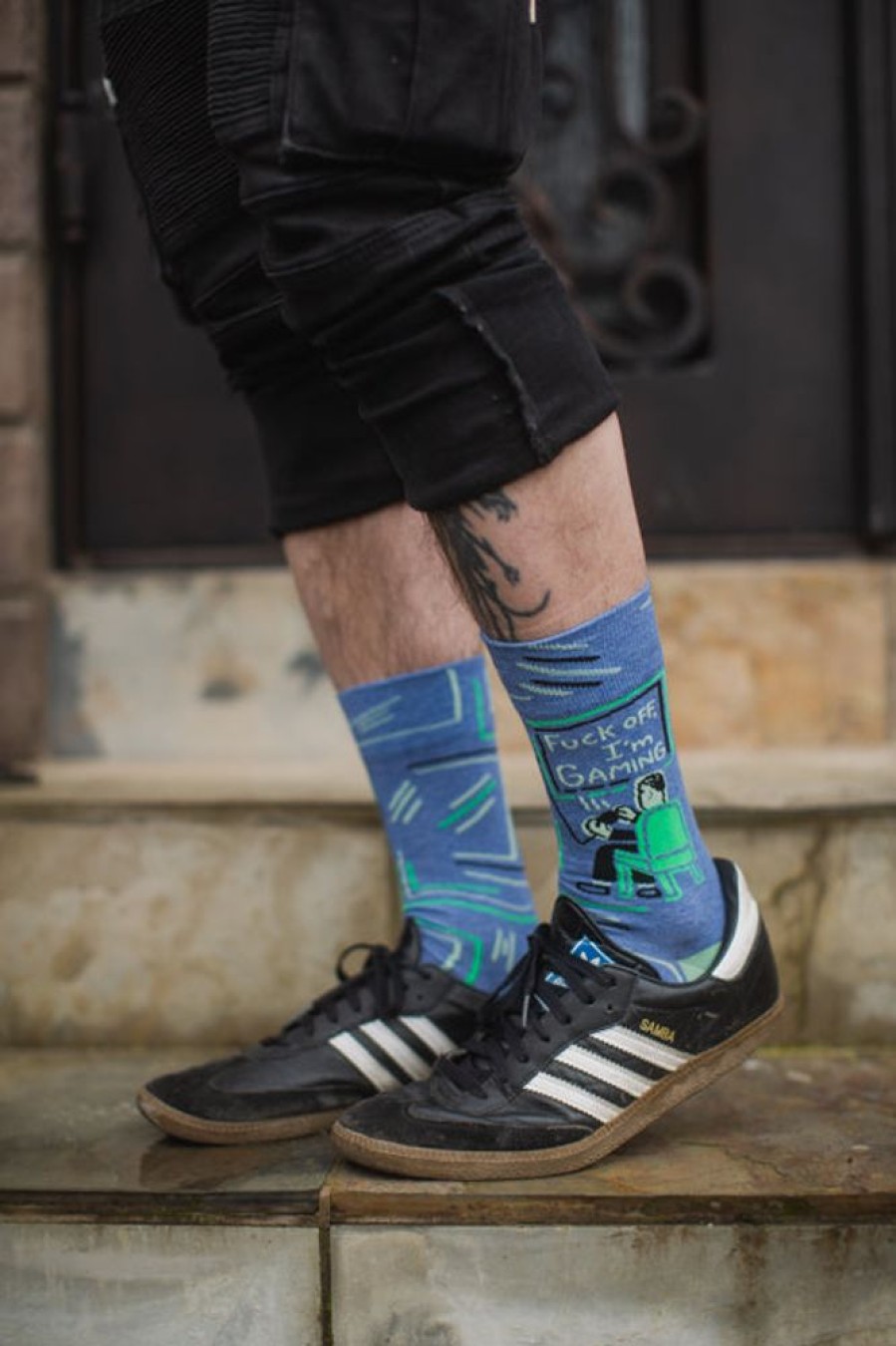 Socks BlueQ Crew Socks | F*Ck Off, I'M Gaming Crew