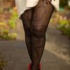 Tights & Leggings Leg Avenue Sheer To Waist Tights | Plus Size Snake Net Tights