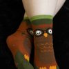 Socks Foot Traffic | Owl Slipper Socks