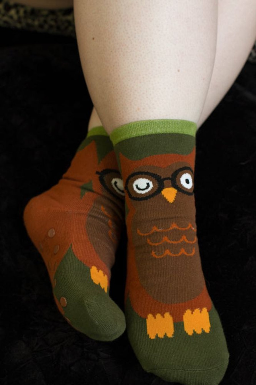 Socks Foot Traffic | Owl Slipper Socks