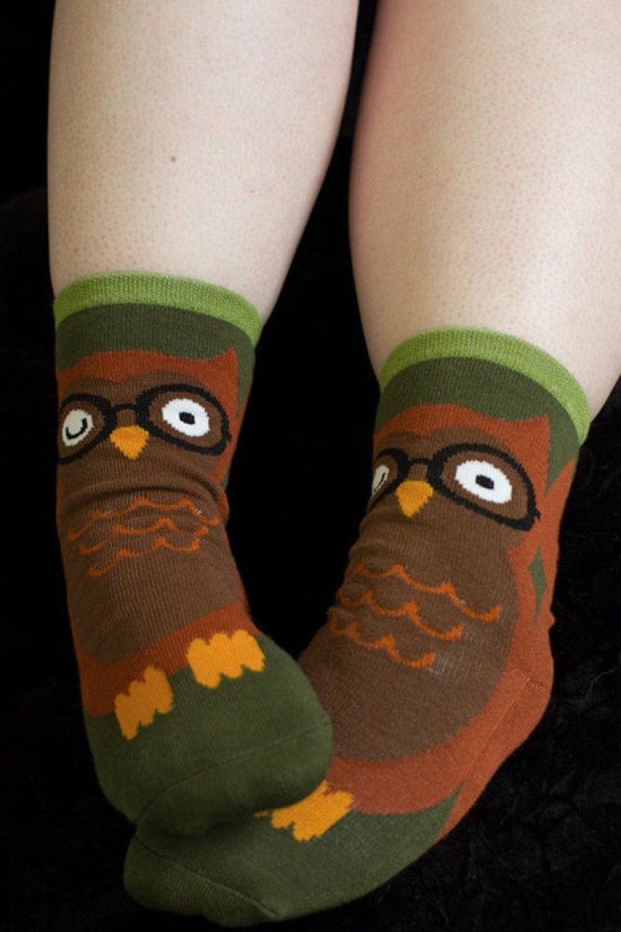 Socks Foot Traffic | Owl Slipper Socks