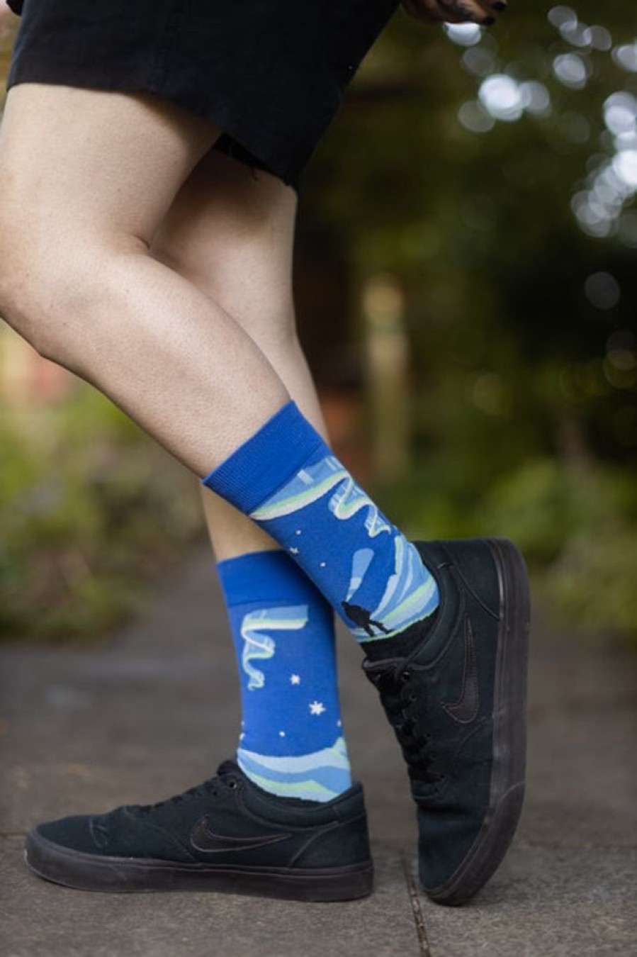 Socks Sock It To Me Midcalves | Northern Lights Glow In The Dark Crew