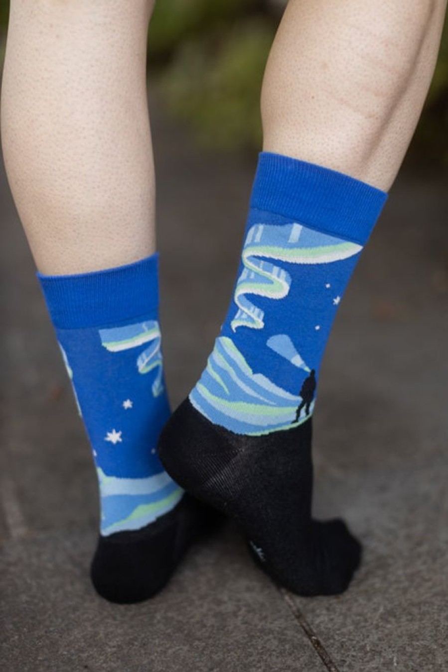 Socks Sock It To Me Midcalves | Northern Lights Glow In The Dark Crew