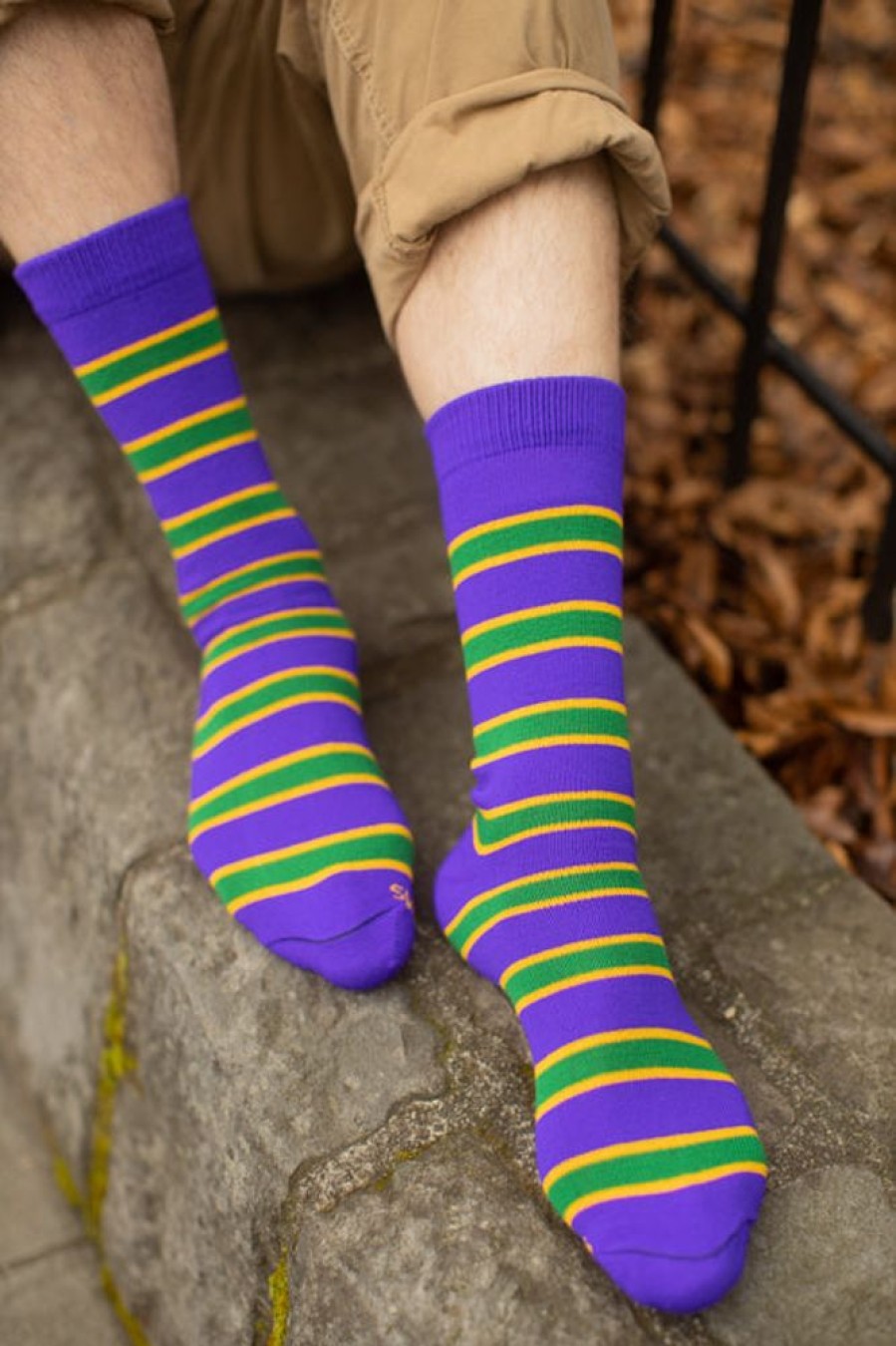 Socks Dreamer Socks Crew Socks | Mardi Gras Krewe Socks