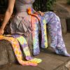 Socks Love Lite Precision Tie Dye Thigh Highs | Tie Dye Pastel Carnival Thigh High