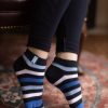 Socks ToeToe Toe Socks | Striped Anklet Toe Socks