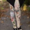 Plus Size Marie Antoilette Plus Size Tights | Dragees Printed Tights