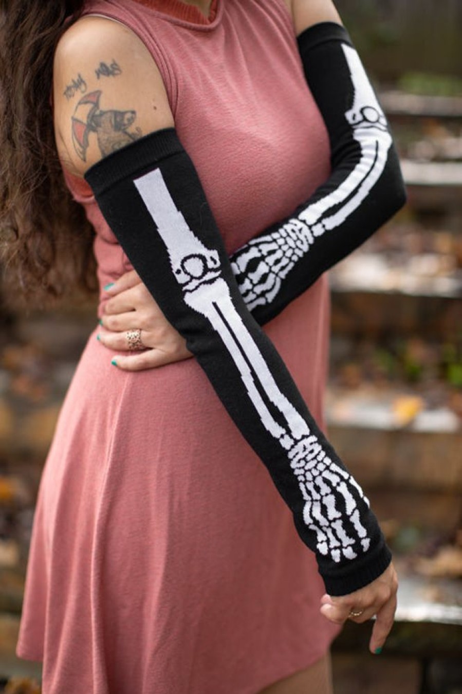 Accessories Tabbisocks Arm Warmers | Skeleton Sleeves