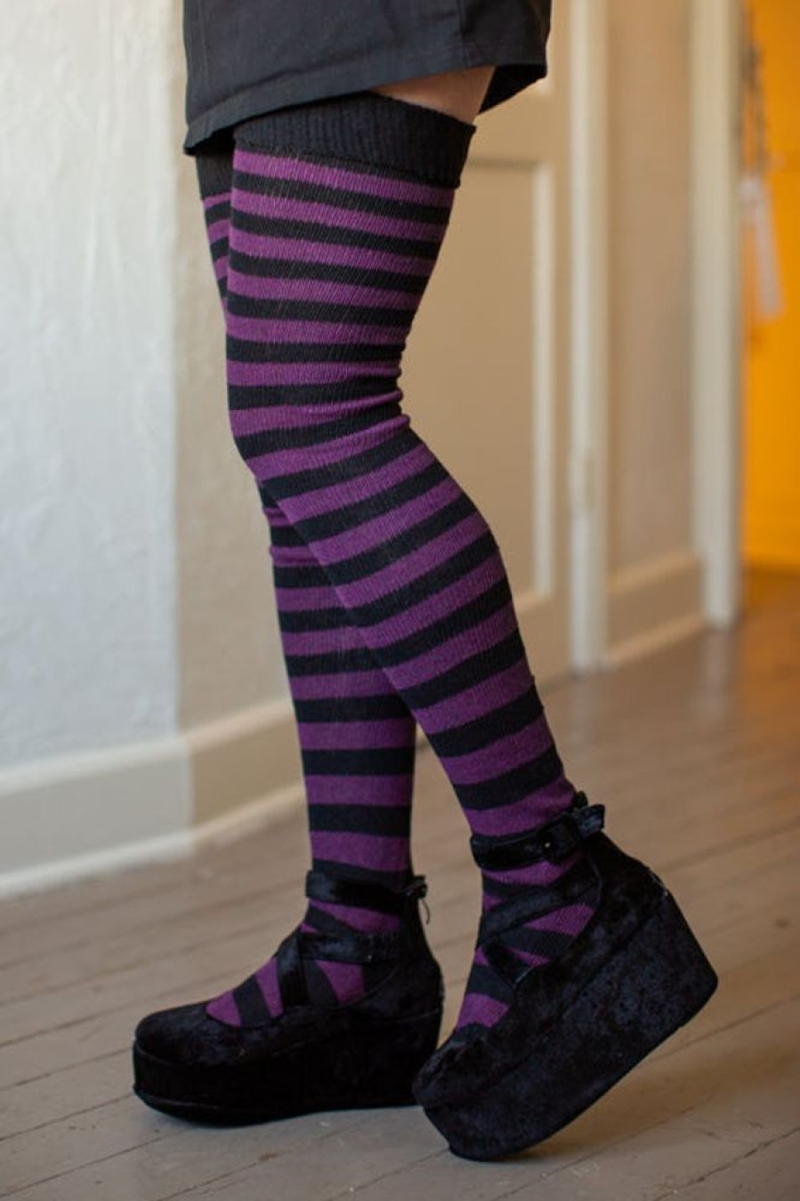 Socks DreaM Stockings Thigh Highs | Super Stripes Thigh High Socks