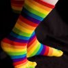 Socks Foot Traffic Kids Socks | Kid'S Rainbow Toe Socks