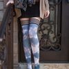 Socks Kix'ies Stockings | Mackenzie Tie Dye Thigh Highs With Stay-Up Top