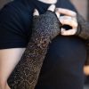 Accessories CARAUCCI Arm Warmers | Snake Print Reversible Arm Warmers