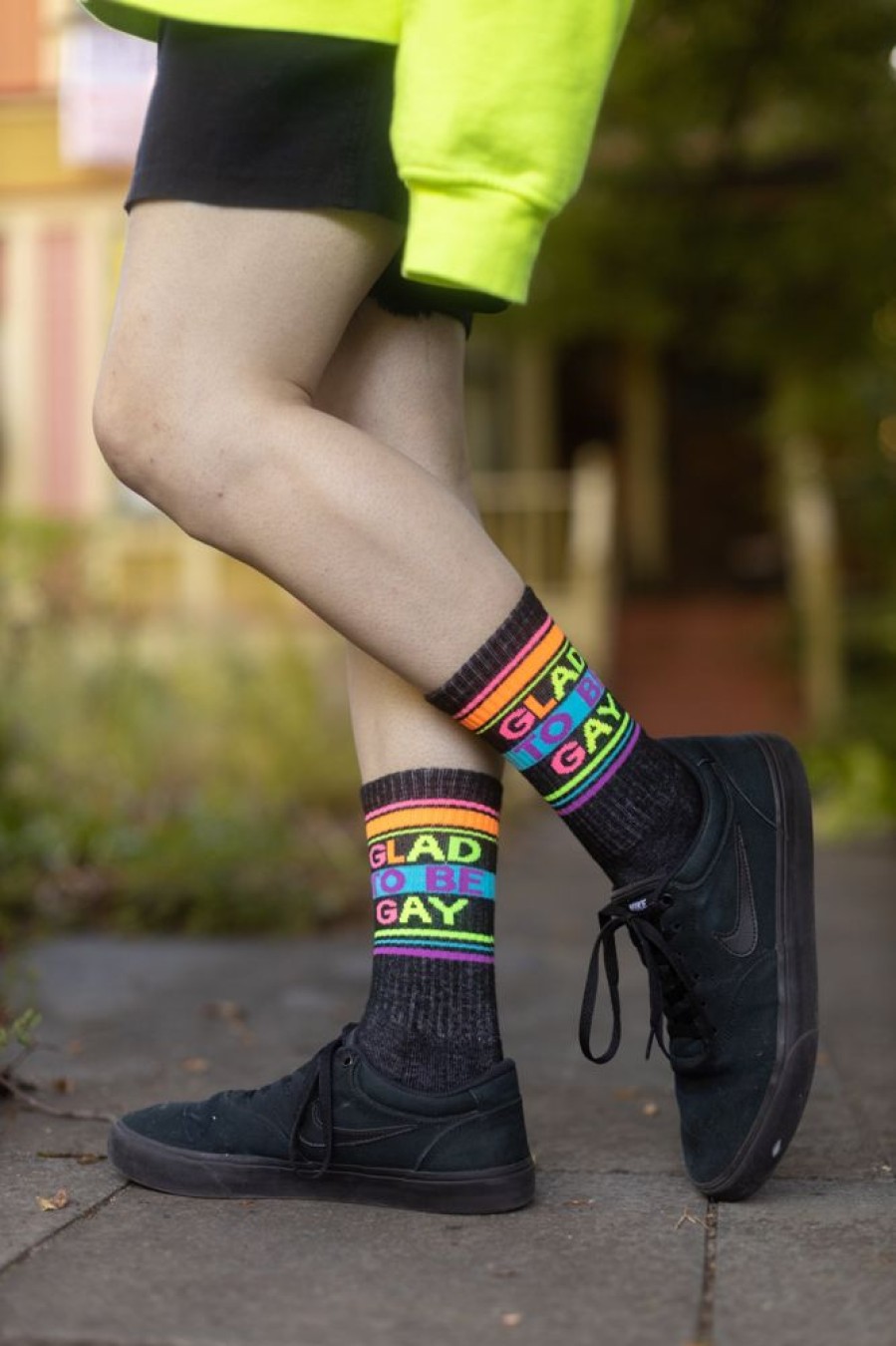 Socks Gumball Poodle Midcalves | Glad To Be Gay Crew