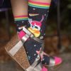 Socks Sock It To Me Crew Socks | Space Cat Crew