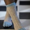 Plus Size Tabbisocks Plus Size Toe & Tabi Socks | Cable Confetti Toe Socks