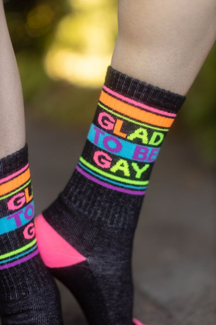 Socks Gumball Poodle Crew Socks | Glad To Be Gay Crew