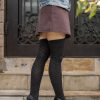 Plus Size Dreamer Socks Plus Size Thigh Highs | Extraordinary Diamond Wave Thigh High