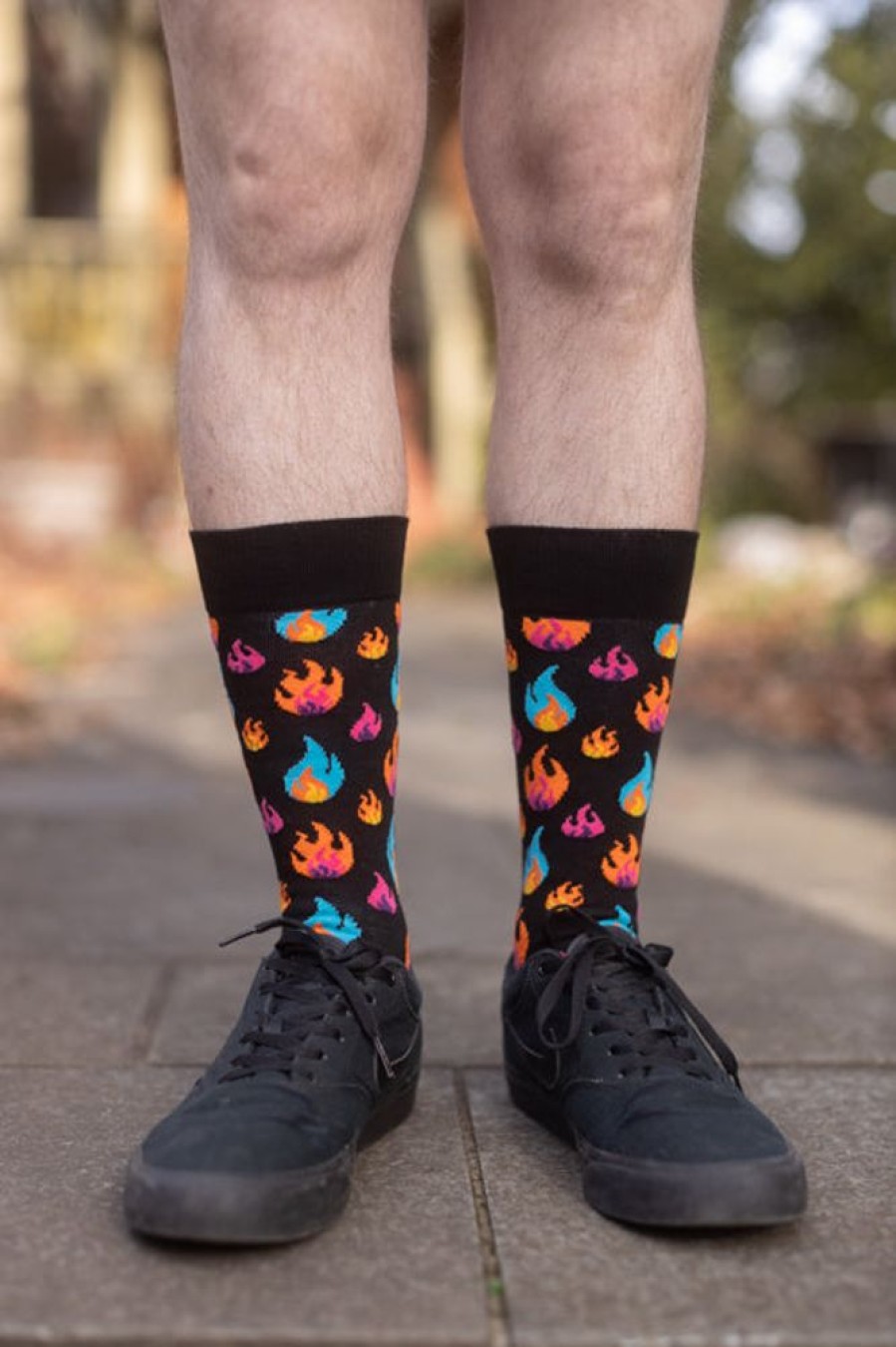 Socks Happy Socks Crew Socks | Flames Crew