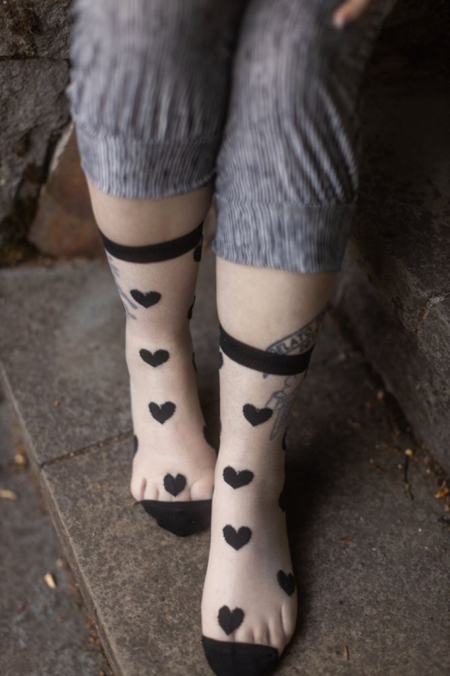 Socks Tabbisocks Crew Socks | Hearts Clear Crew