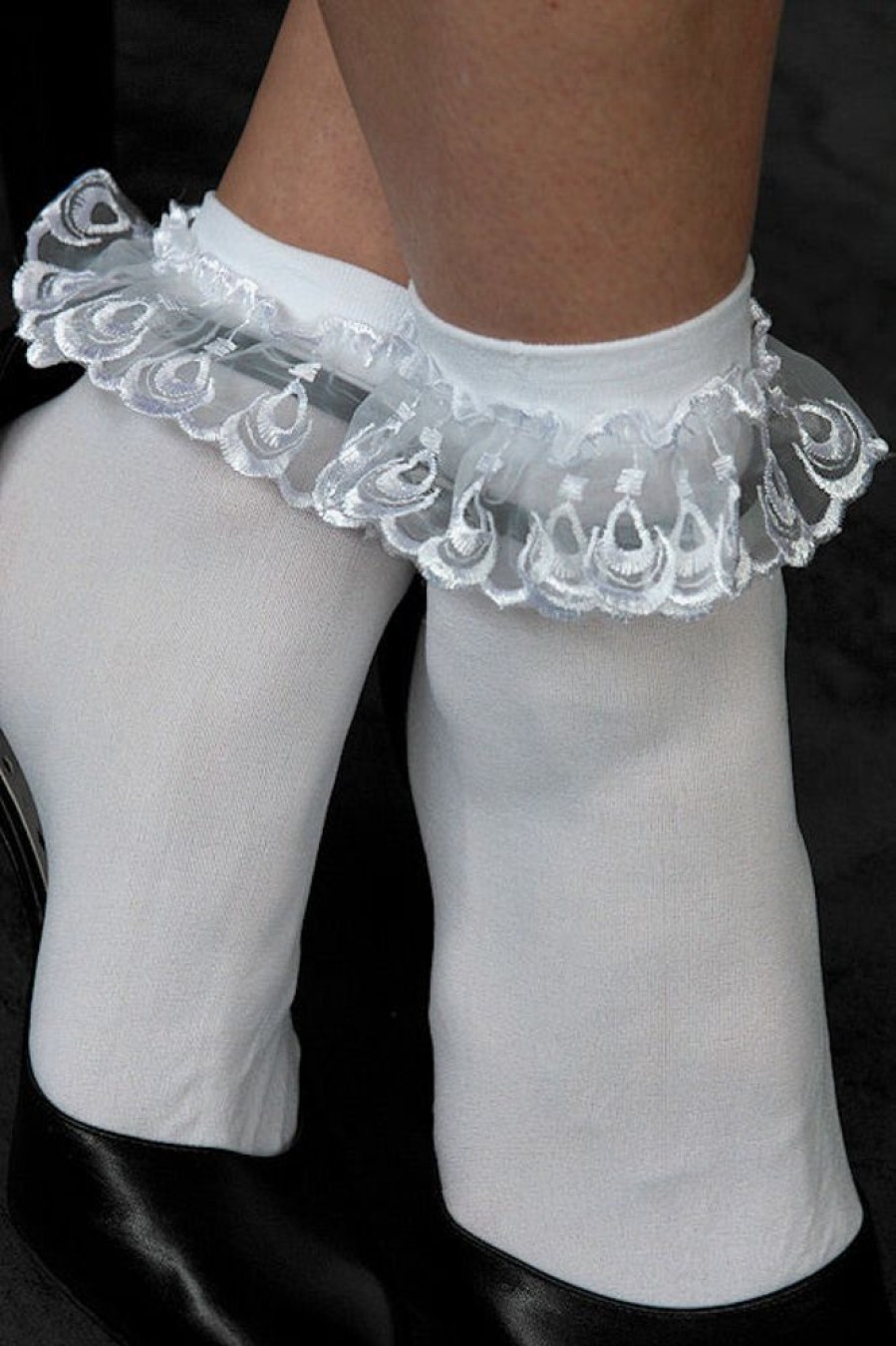 Socks Leg Avenue Anklets | Lace Ruffle Anklet