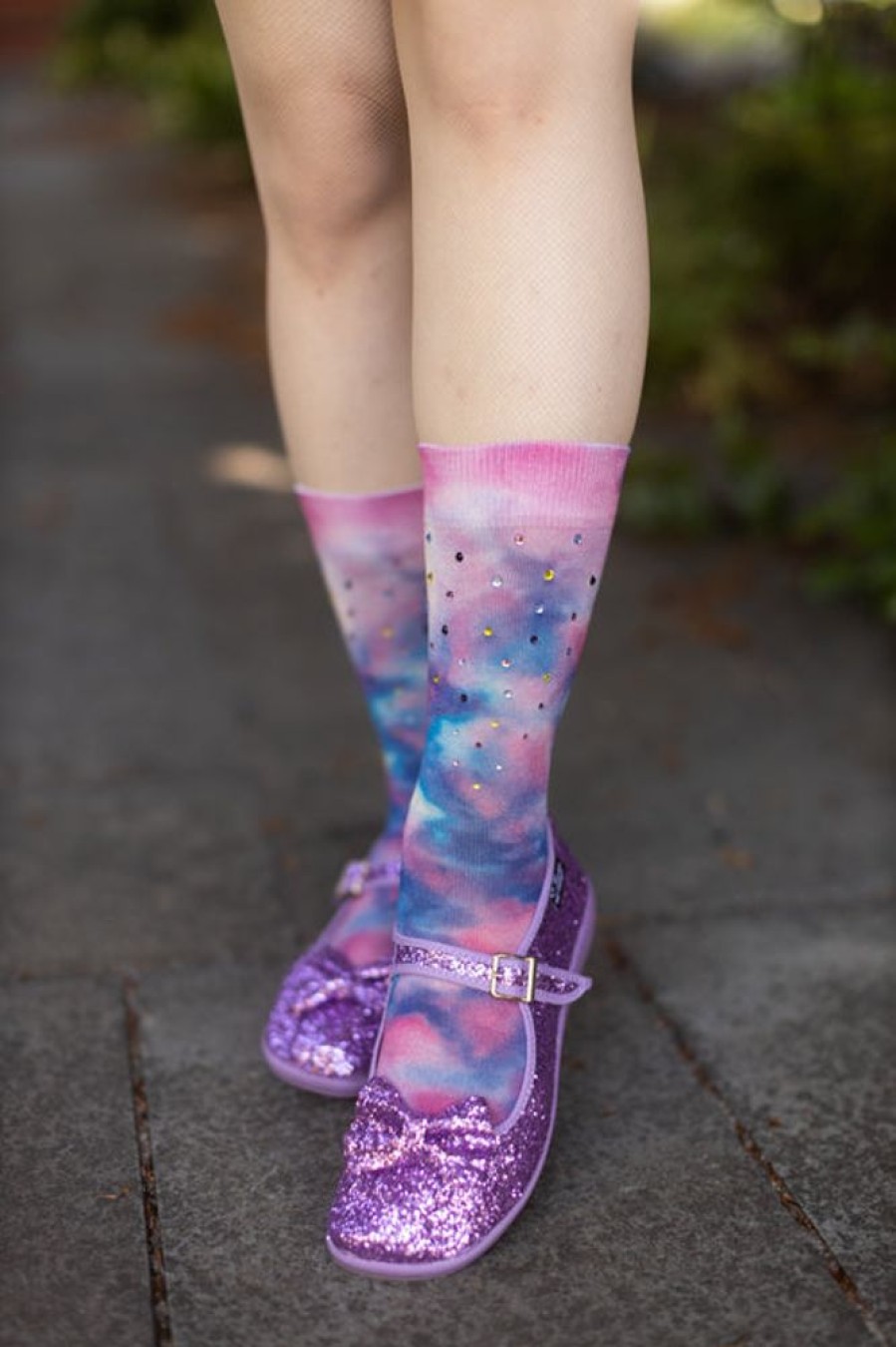 Socks Happy Socks Midcalves | Phluid Rainbow Cloud Crew