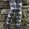 Socks Dreamer Socks Over The Knee | Harlequin Diamond Otk