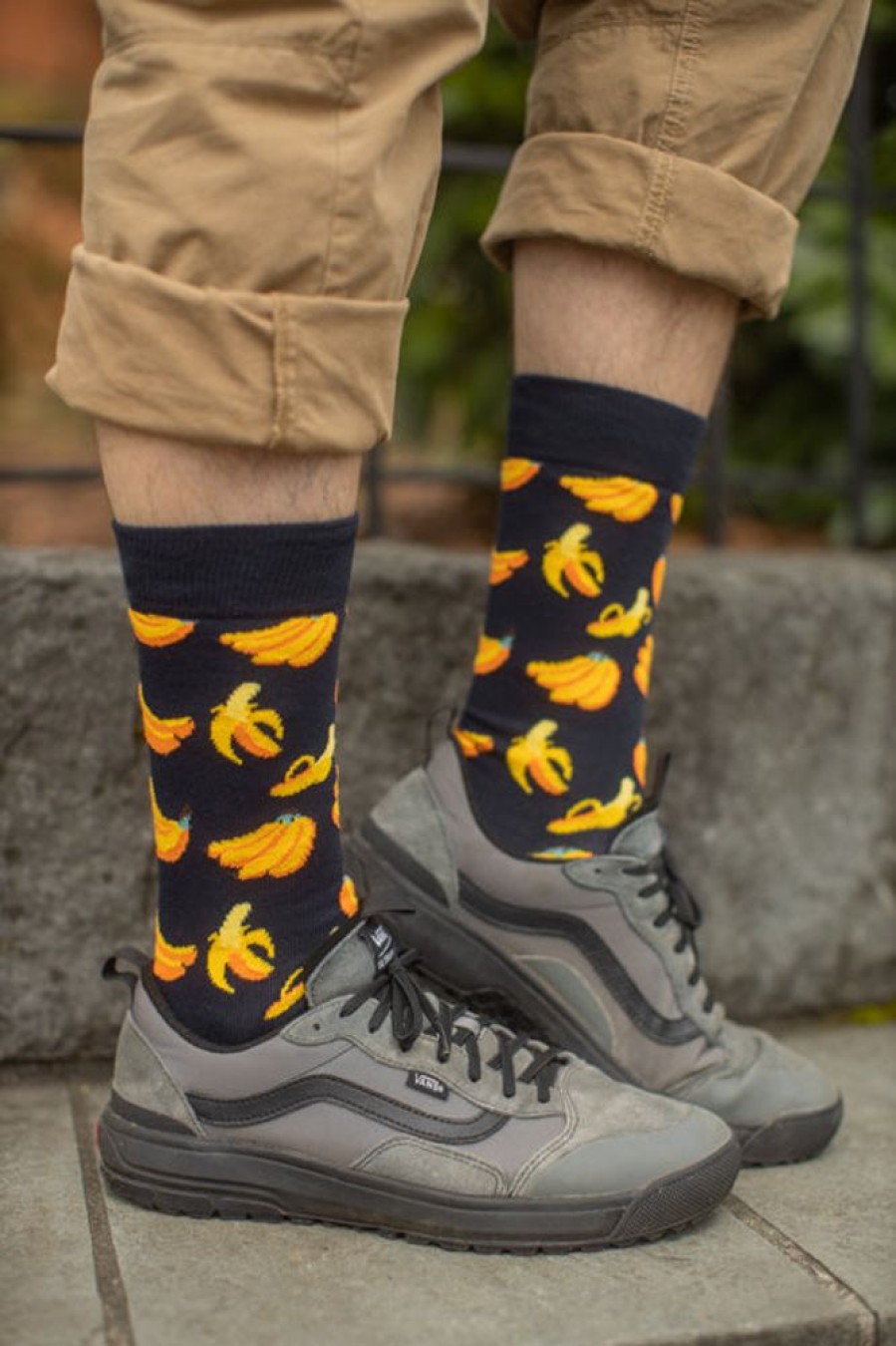 Socks Happy Socks Crew Socks | Banana Crew