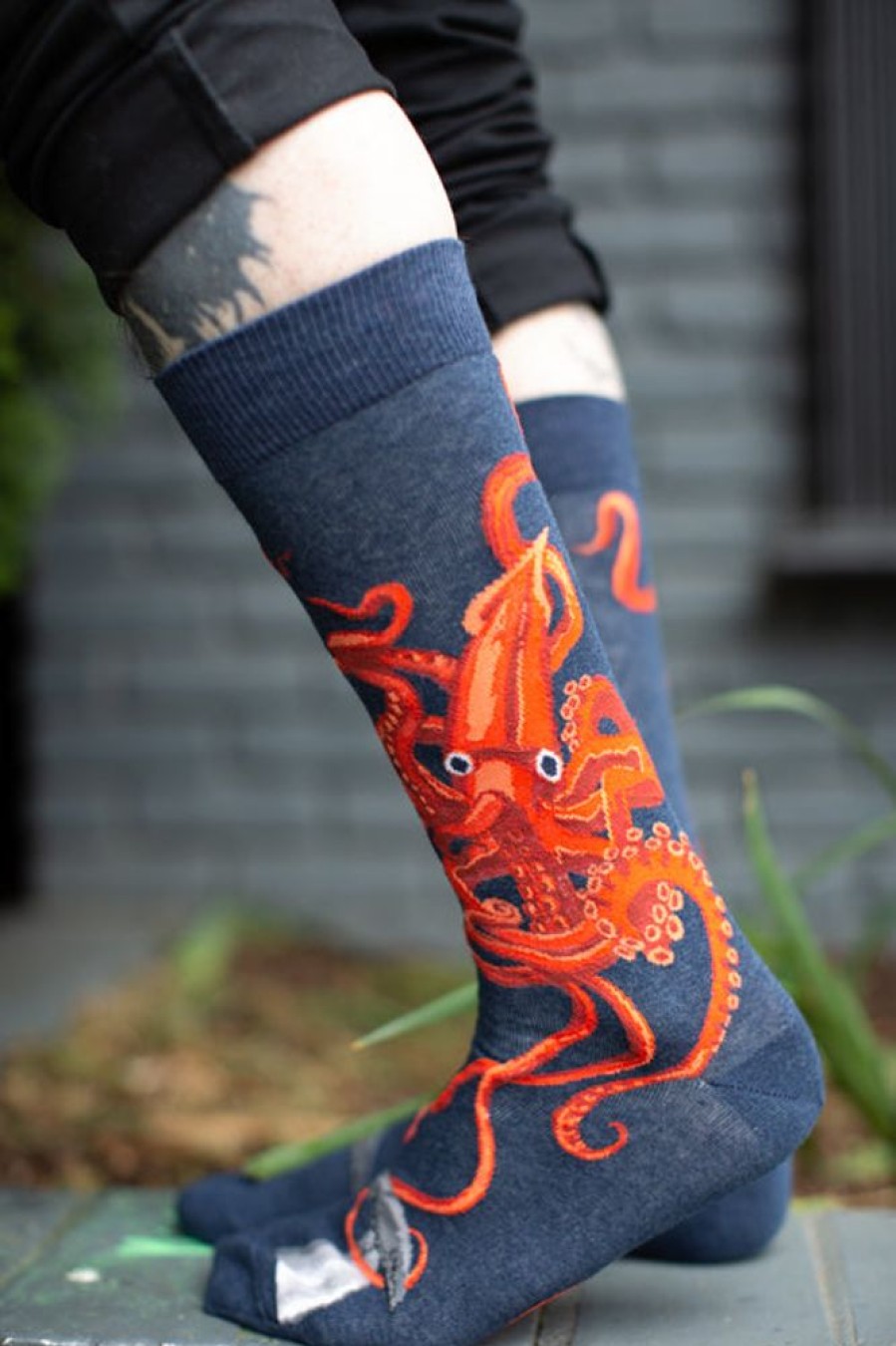 Plus Size Mod Sock Plus Size Crew Socks | Giant Squid Crew