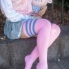 Plus Size Dreamer Socks Plus Size Thigh Highs | Magical Kawaii Thigh High