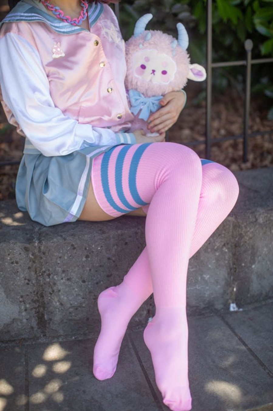 Plus Size Dreamer Socks Plus Size Thigh Highs | Magical Kawaii Thigh High