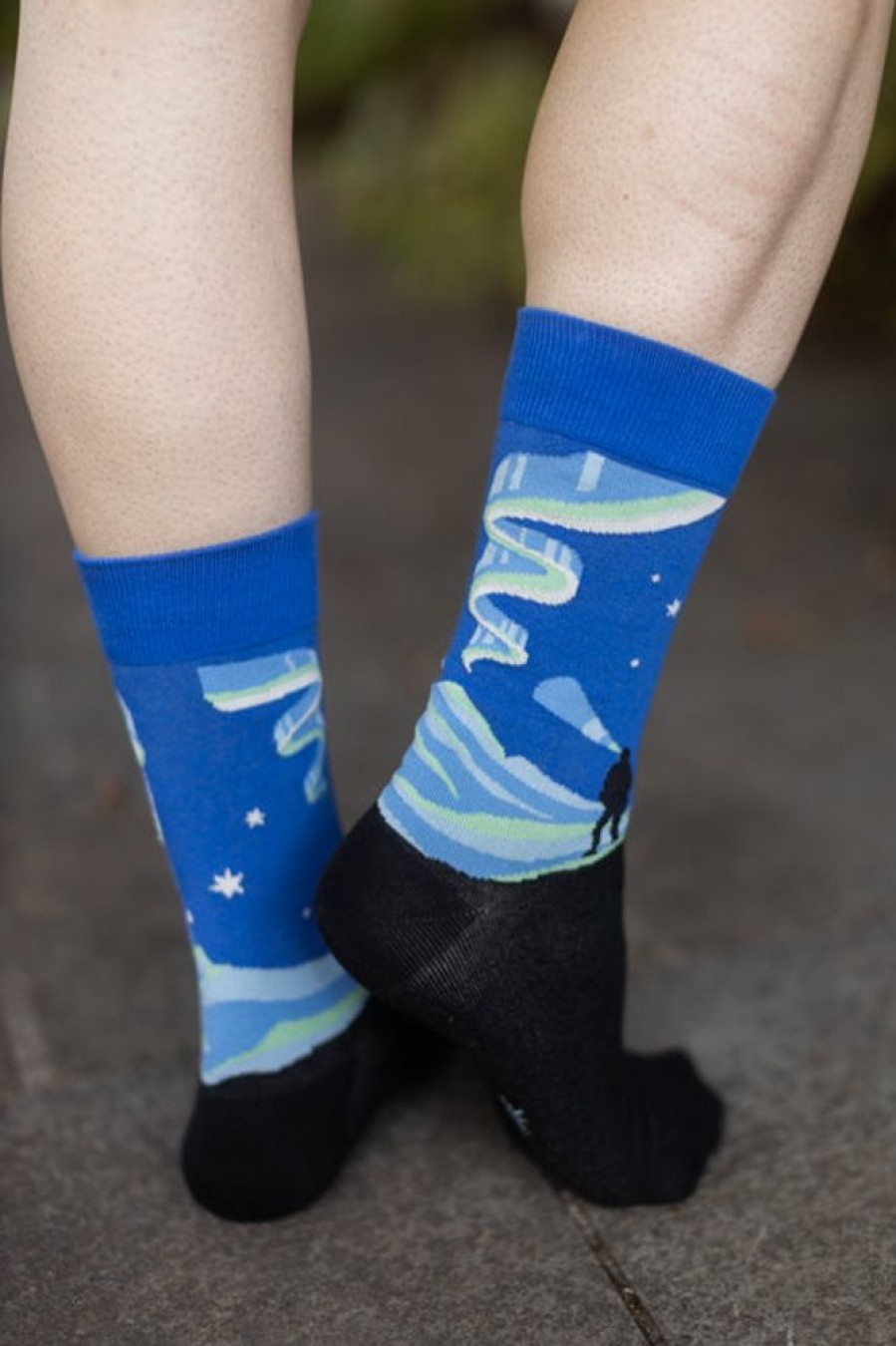 Socks Sock It To Me Crew Socks | Northern Lights Glow In The Dark Crew