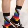 Socks Happy Socks Crew Socks | Phluid Progress Flag Crew