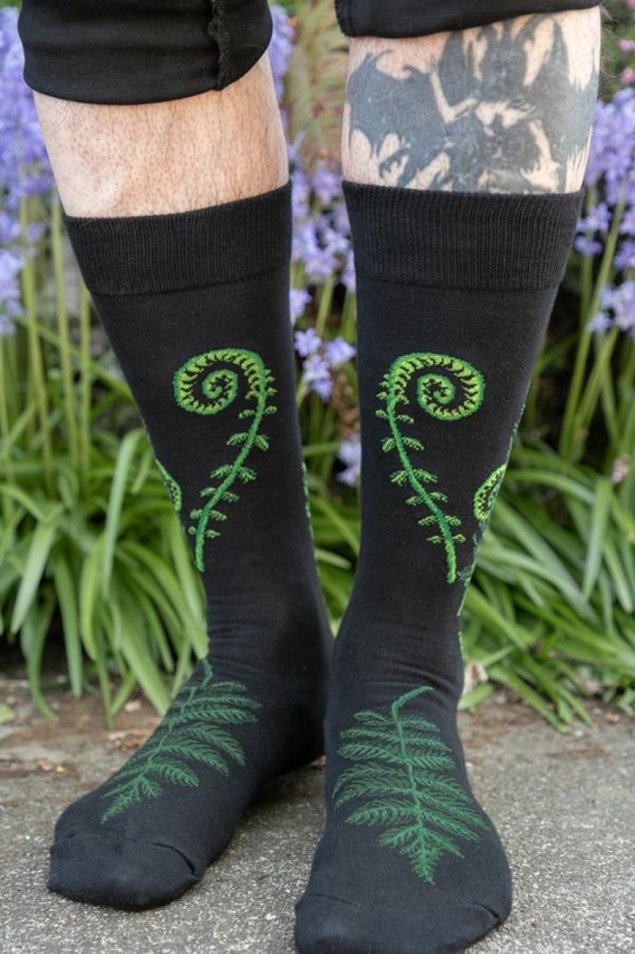 Plus Size Mod Sock Plus Size Crew Socks | Ferns And Fiddleheads Midcalf