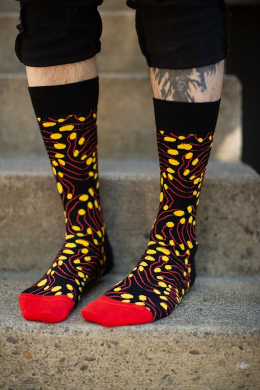 Socks Happy Socks Crew Socks | Eternal Fingers Crew