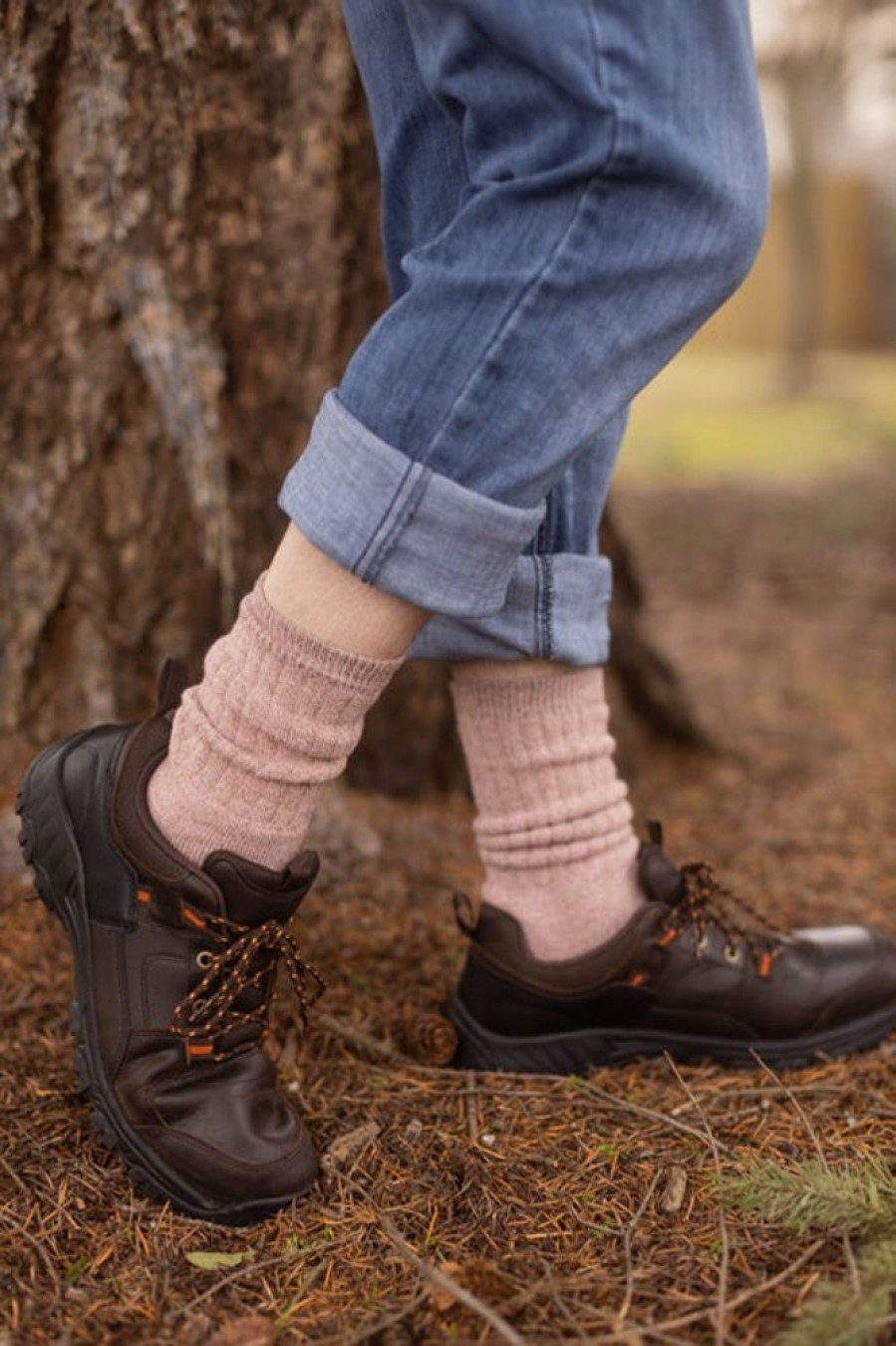 Plus Size Dreamer Socks Plus Size Crew Socks | The Alaskan - Merino Wool Hiking Crew Socks