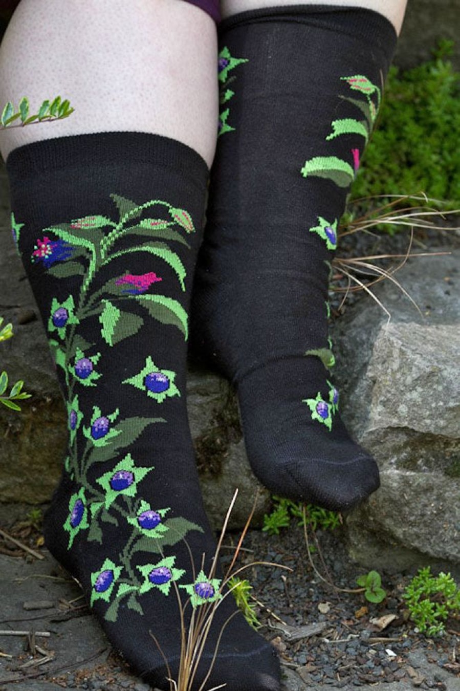 Socks Ozone Crew Socks | Belladonna Crew