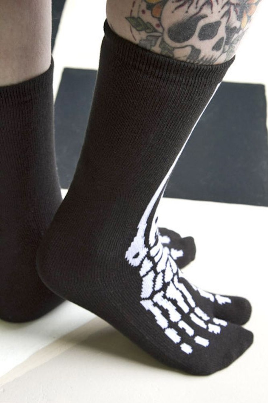 Socks Tabbisocks Midcalves | Skeleton Tabi Socks