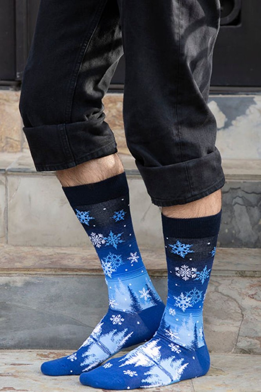 Socks Mod Sock Midcalves | Snowflakes Crew