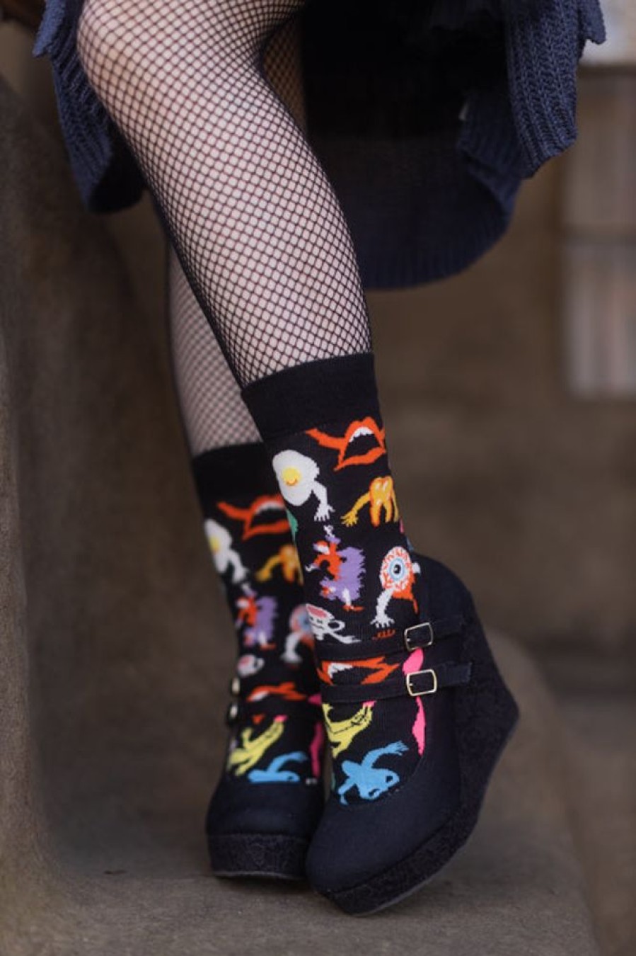 Socks Happy Socks Crew Socks | Halloween Monsters Crew