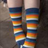 Socks ToeToe Crews & Midcalves | Stripy Crew Toe Socks