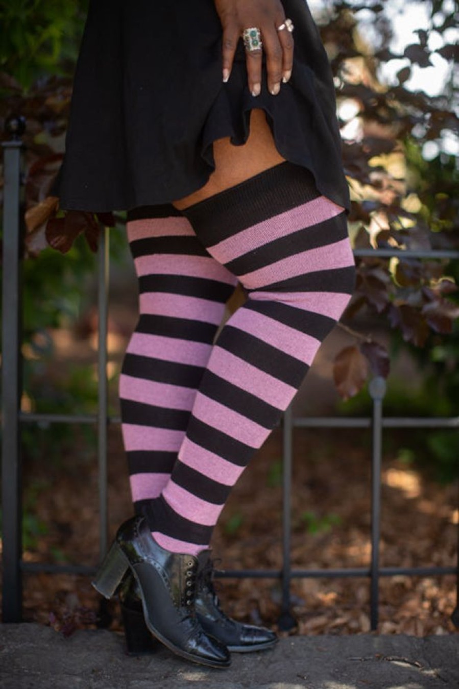 Socks Dreamer Socks Thigh Highs | Xl Foot Extraordinarily Longer Striped Thigh High