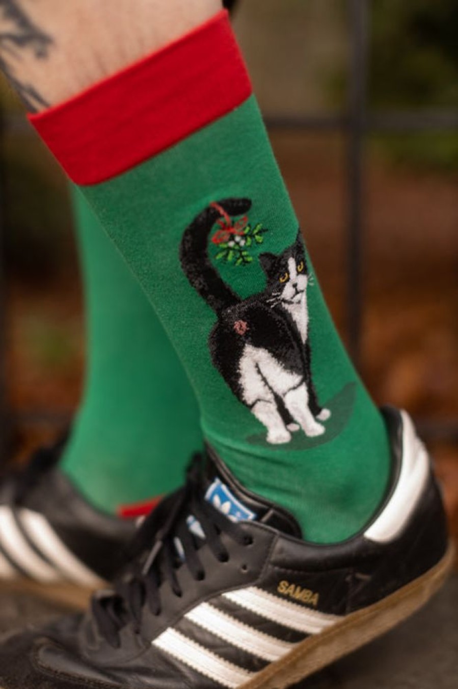 Socks Mod Sock Crew Socks | Cat Butt Christmas Crew