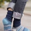 Socks Solmate Crew Socks | Cerulean Slouch Sock